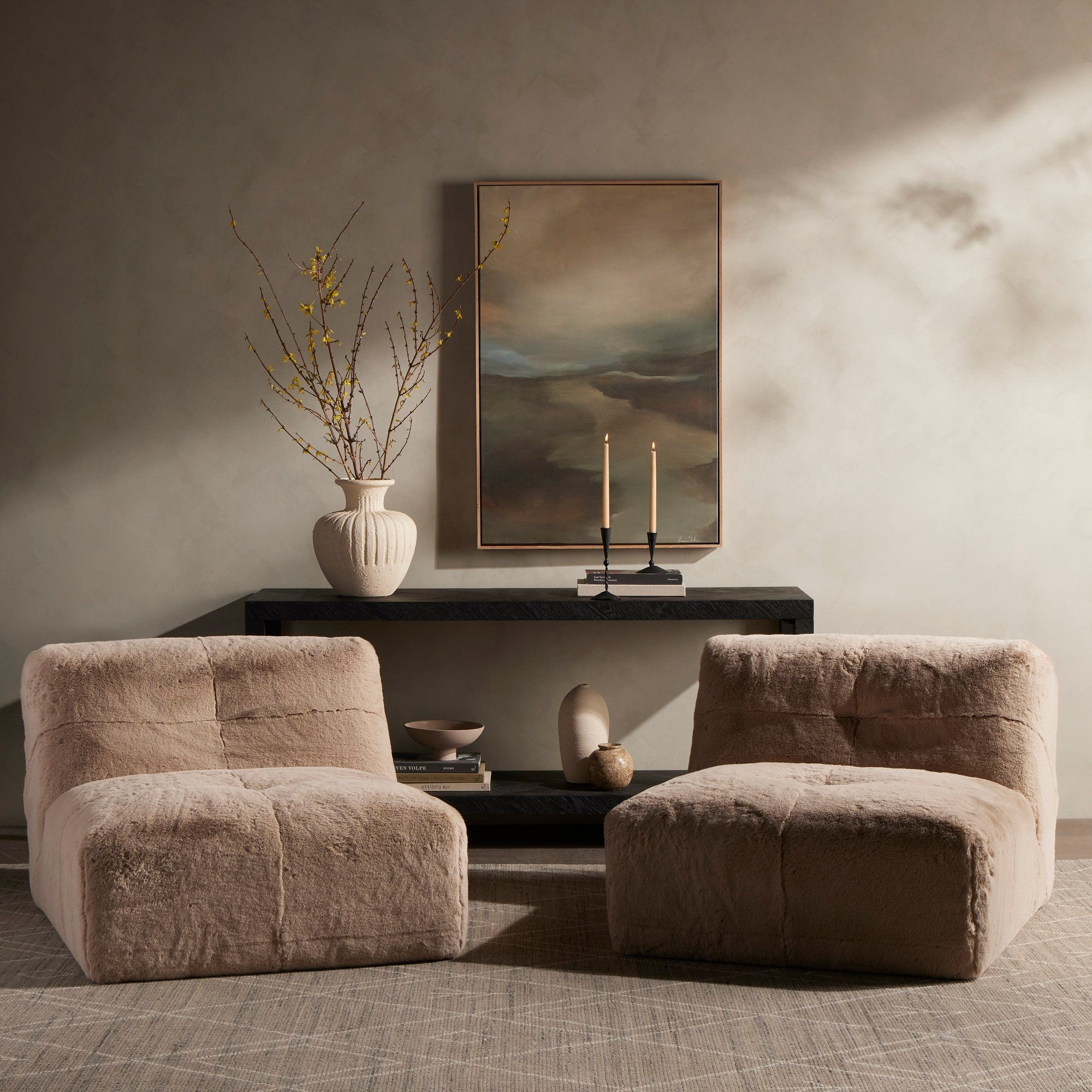 Four Hands Comfortable Miles Lounge Chair for Relaxing