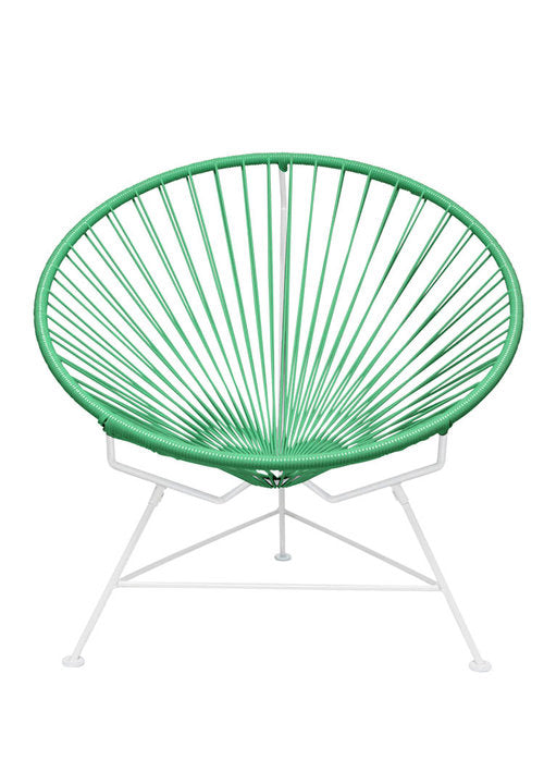 Stylish and Durable Innit Lounge Chair with White Powder - Coated Steel Frame