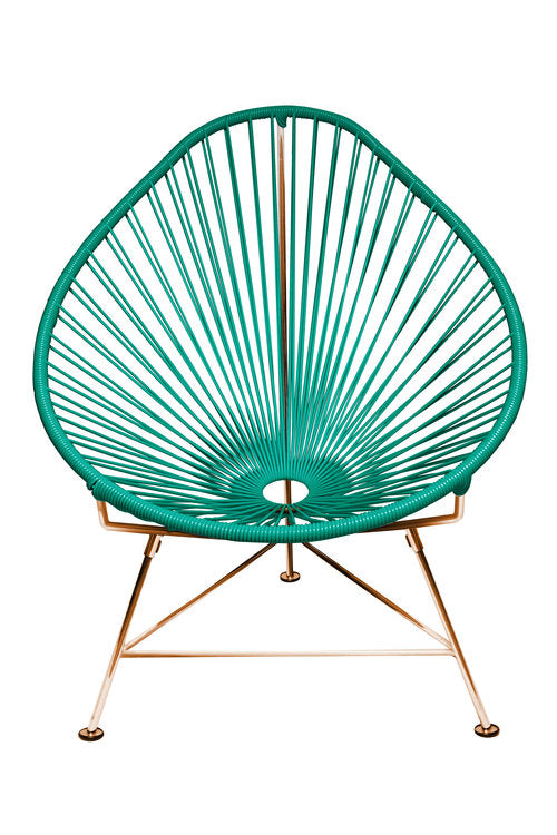 Stylish Innit Acapulco Chair with Durable Copper-Colored Frame