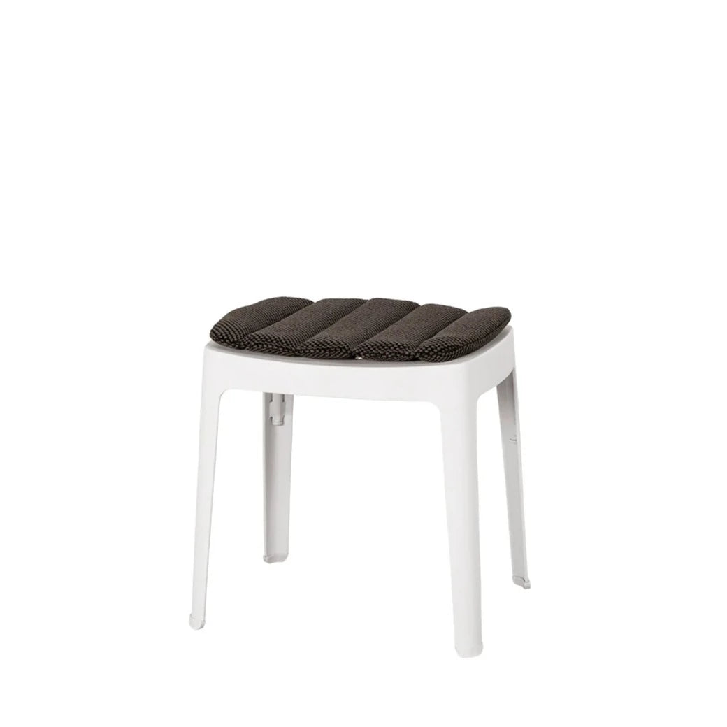 Cane-line Modern Stackable Cut Stool for Indoor and Outdoor Use