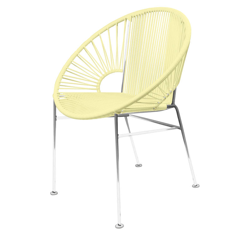 Modern Innit Concha Dining and Café Chair with Chrome Frame