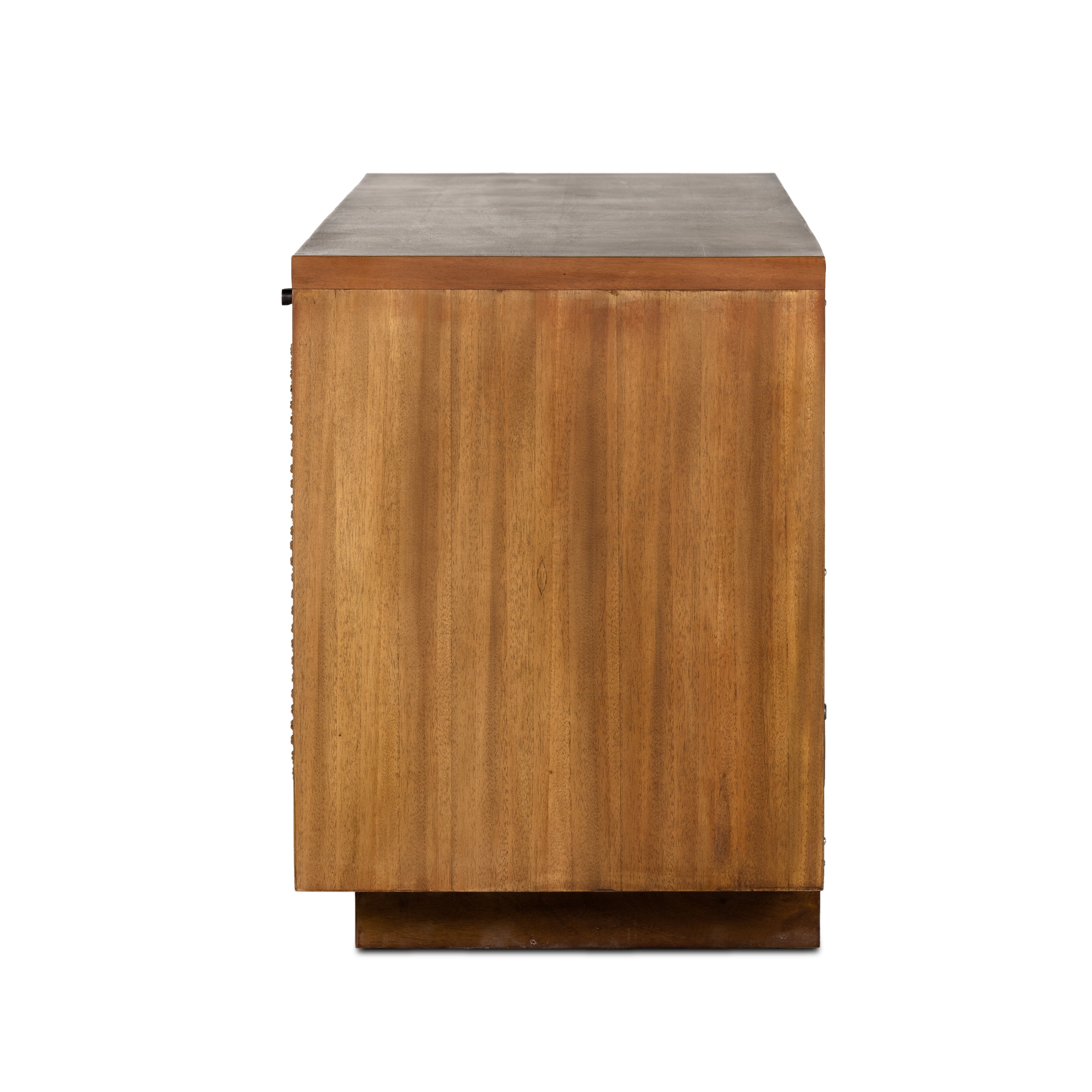Four Hands Macklin Light-Finished Mahogany Modern Media Console
