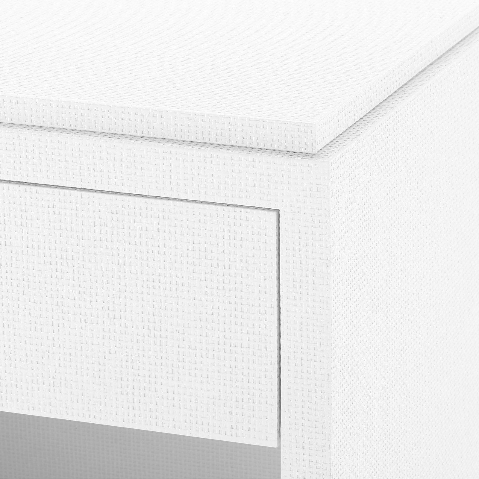 Villa & House Fedor Modern 2 - Drawer Side Table with Lacquered Grasscloth