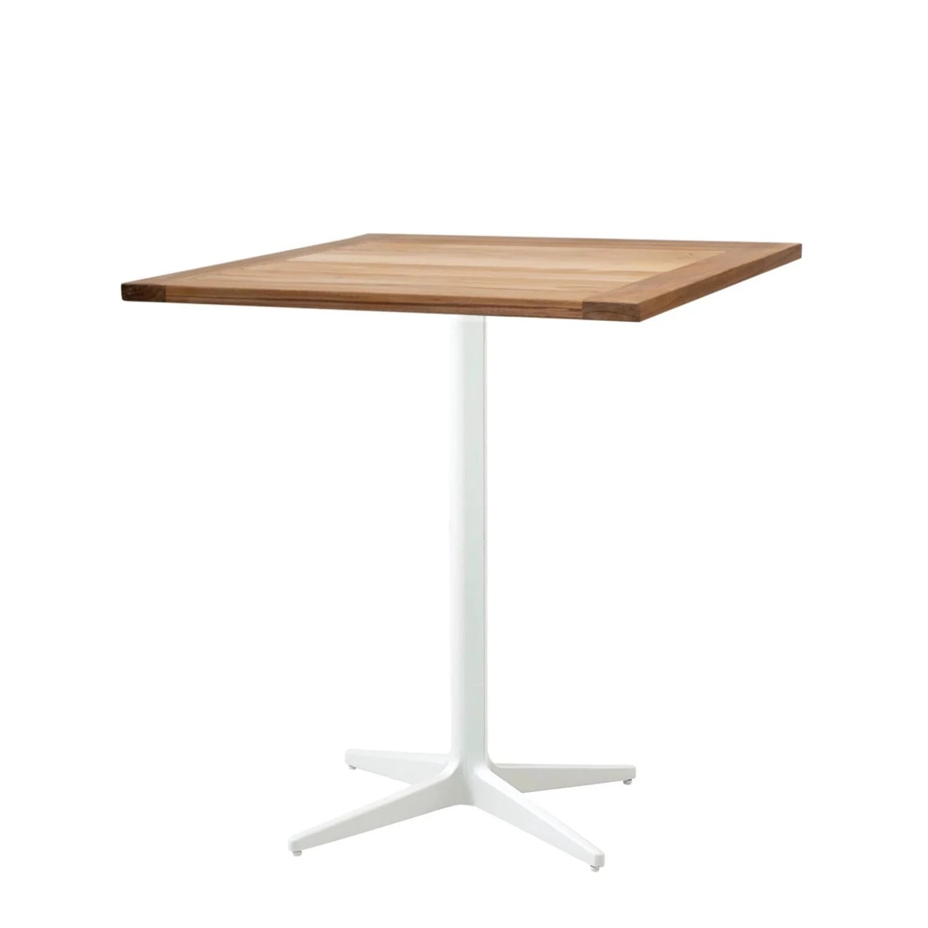 Cane-line Square Drop Café Table Crafted from Certified Teak