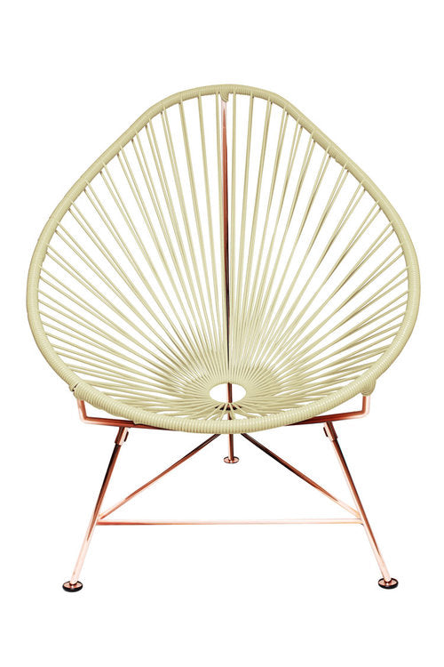 Stylish Innit Acapulco Chair with Durable Copper-Colored Frame