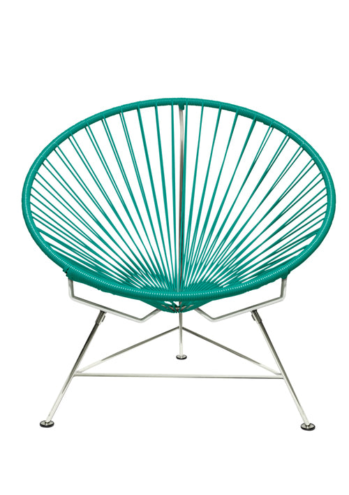 Stylish Chrome-Frame Innit Lounge Chair for Indoor & Outdoor Use