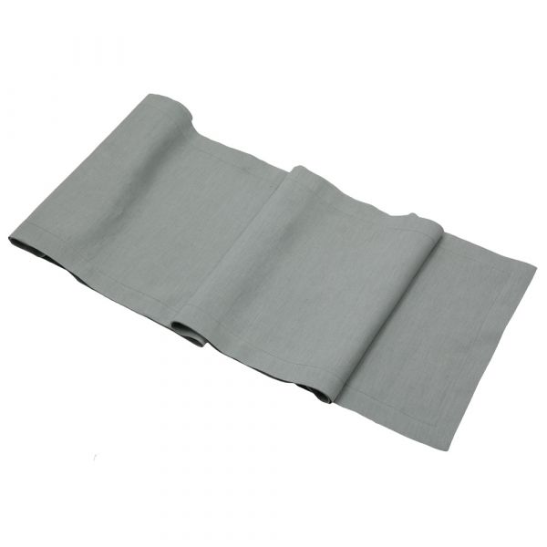 Huddleson Contemporary Luxury Italian Linen Table Runner for Elegant Dining