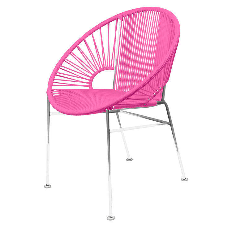 Modern Innit Concha Dining and Café Chair with Chrome Frame