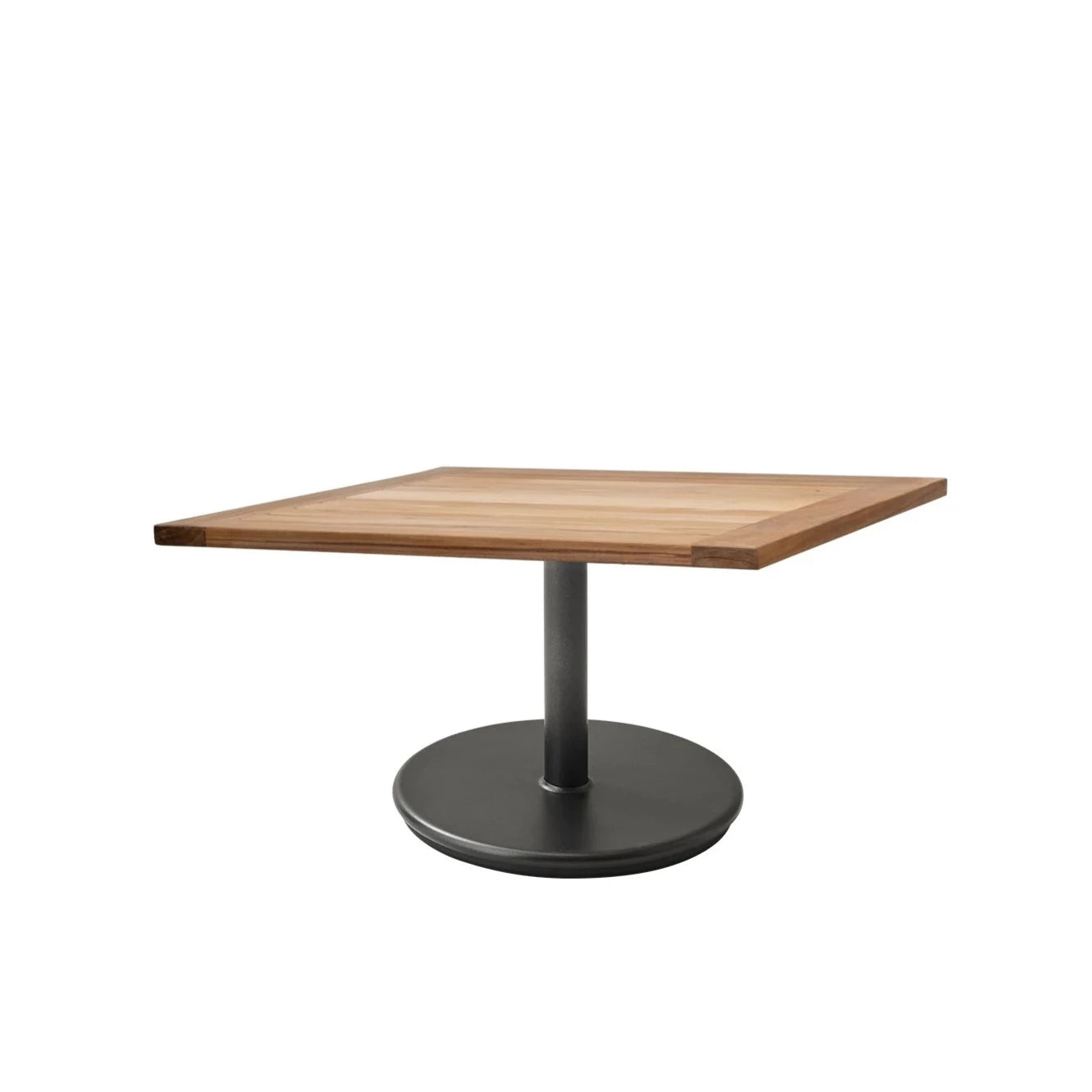 Small Base Square Teak Cane - line Go Coffee Table