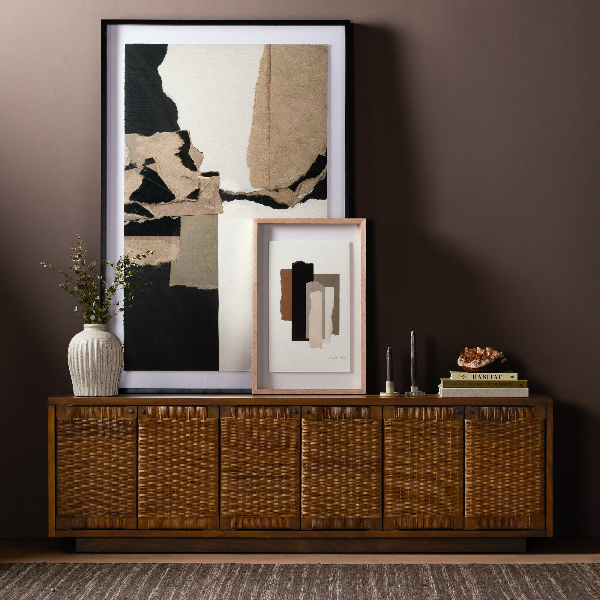 Four Hands Macklin Light-Finished Mahogany Modern Media Console