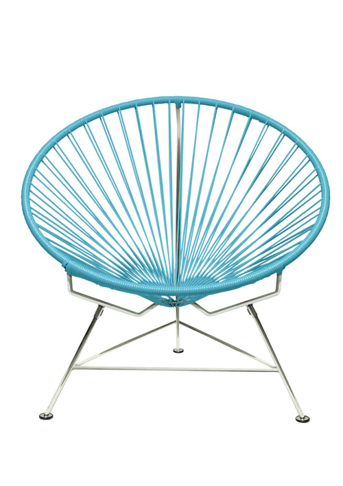 Stylish Chrome-Frame Innit Lounge Chair for Indoor & Outdoor Use