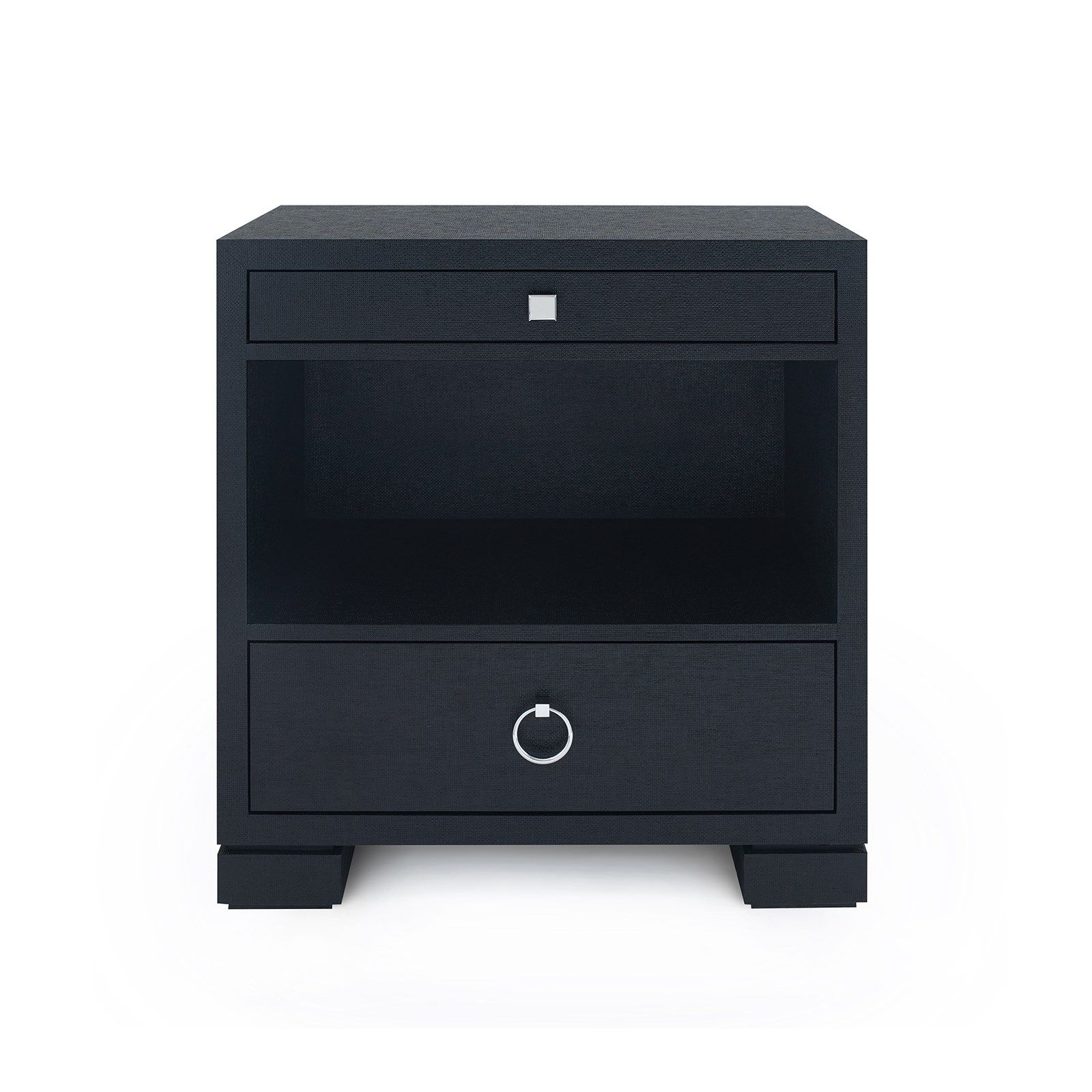 Villa & House Frances 2-Drawer Luxury Side Table in Navy, Black or White