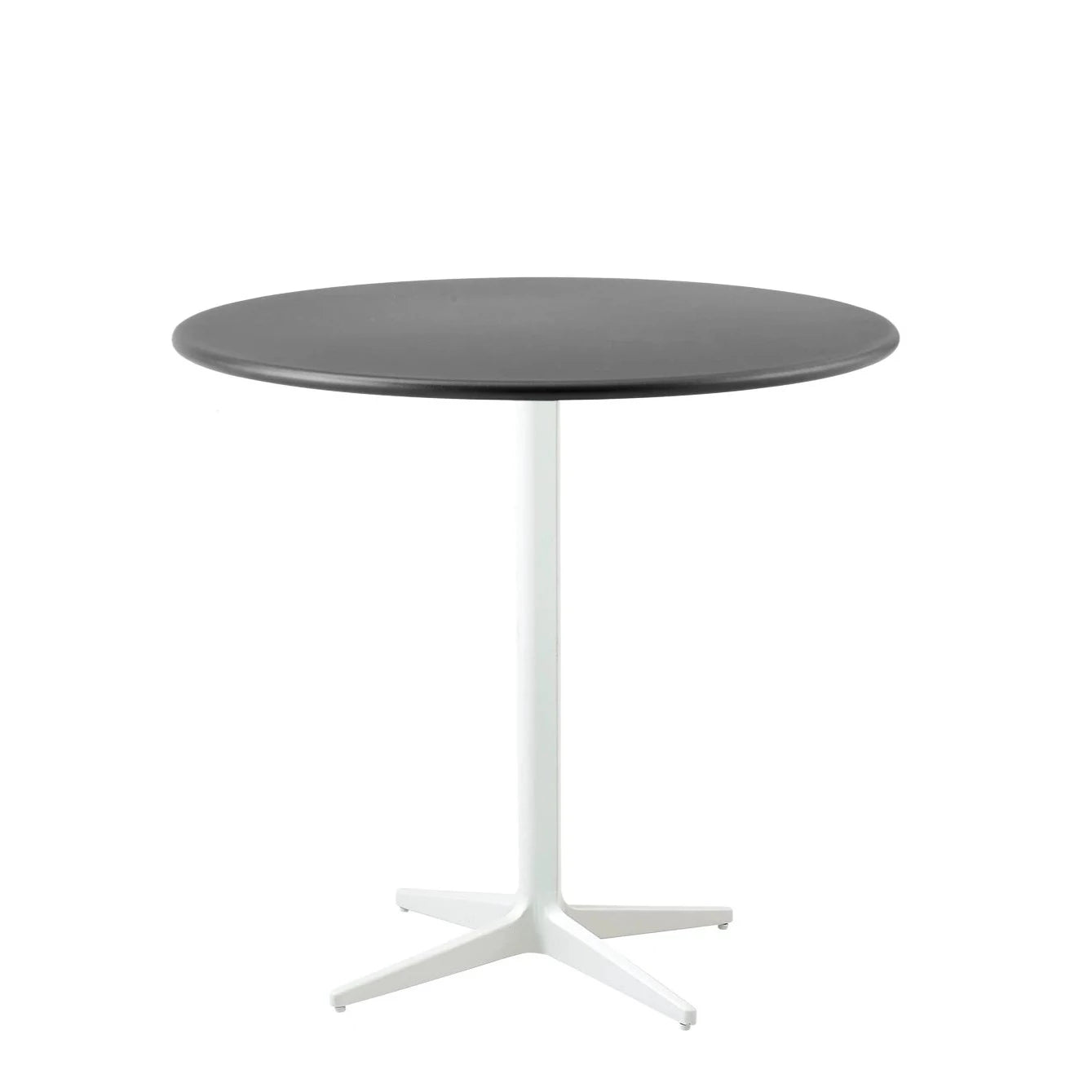 Stylish Cane-line Round Drop Café Table, 80cm Diameter