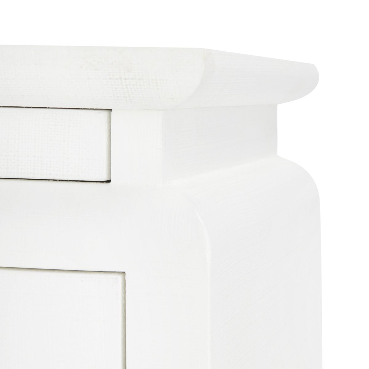 Villa & House Elina Luxury 3-Drawer Side Table with Pull-Out Tray