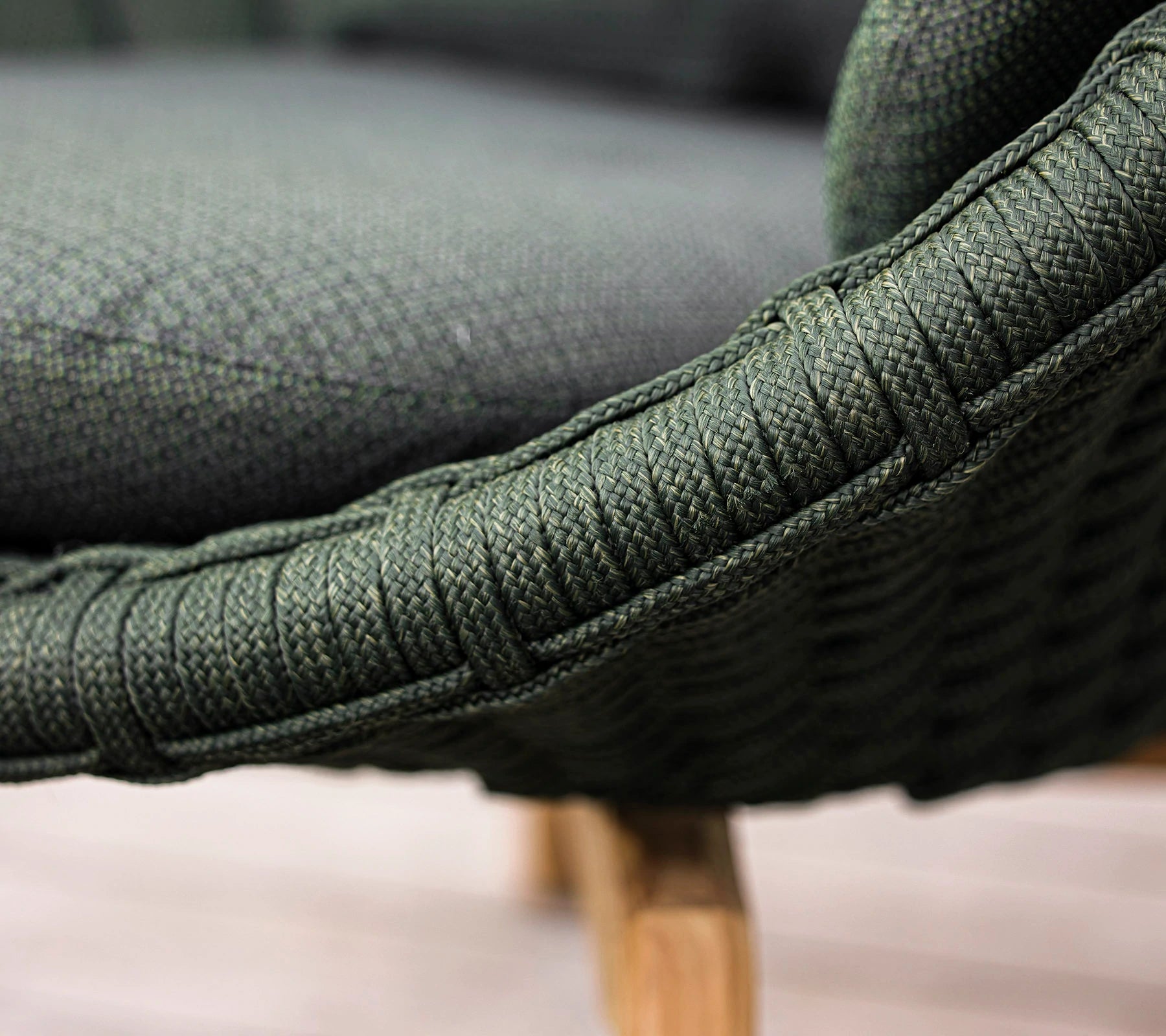Cane-line Outdoor Peacock Lounge Chair Crafted with Soft Rope