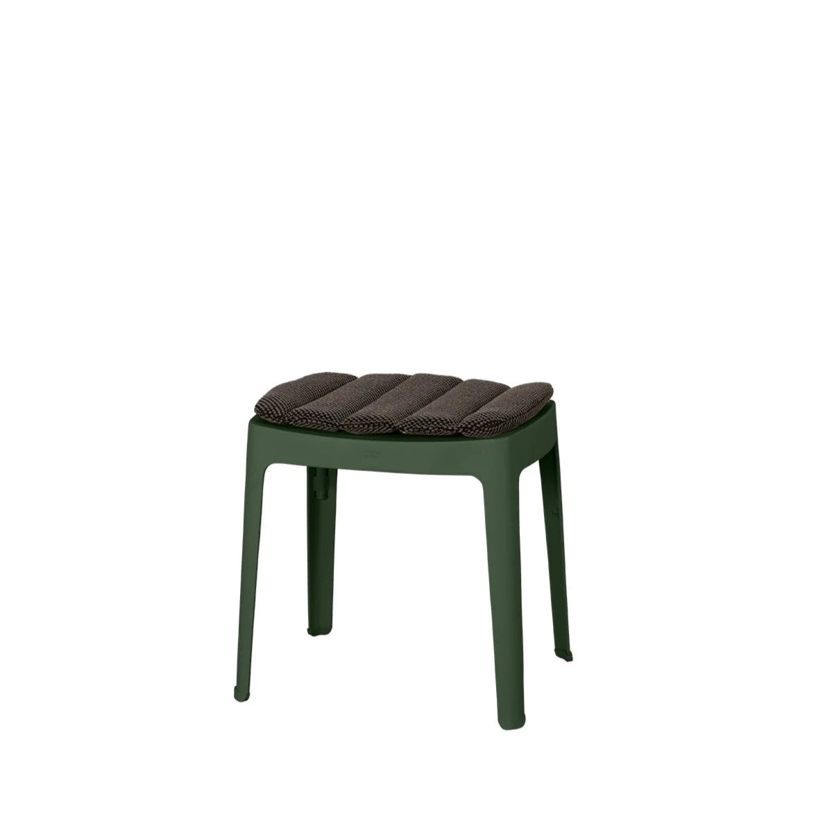 Cane-line Modern Stackable Cut Stool for Indoor and Outdoor Use