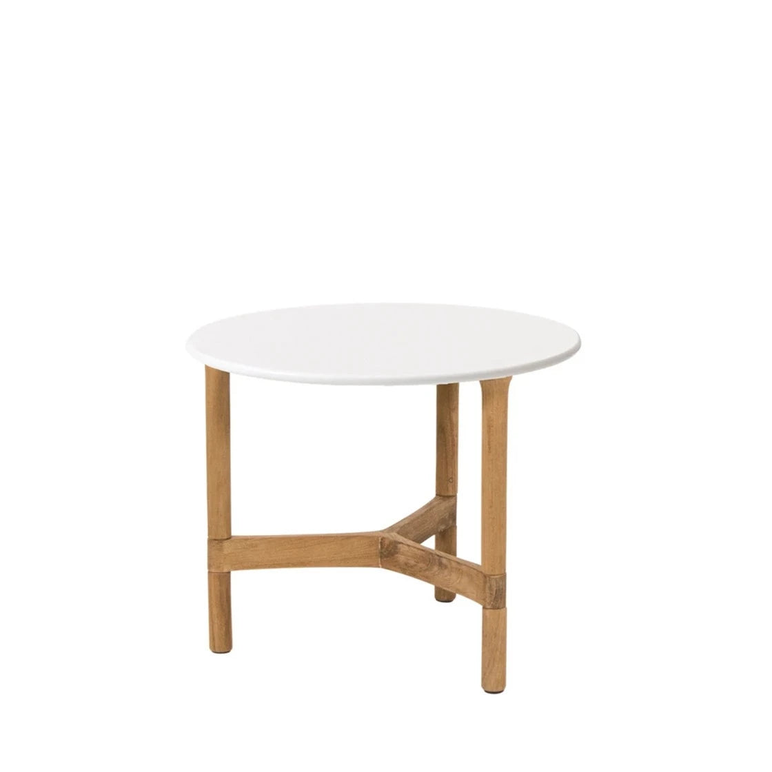 Small-Sized Cane-line Twist Teak Outdoor Coffee Table