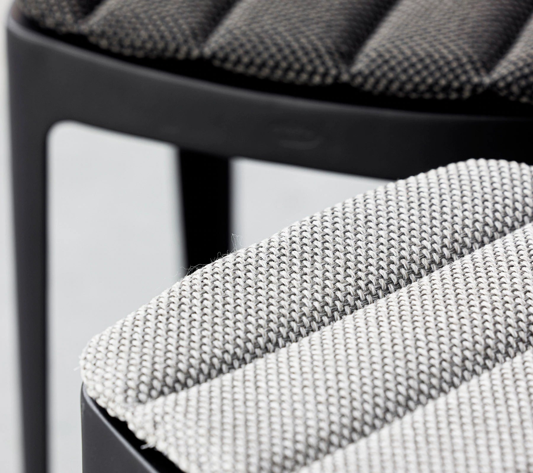 Cane-line Modern Stackable Cut Stool for Indoor and Outdoor Use