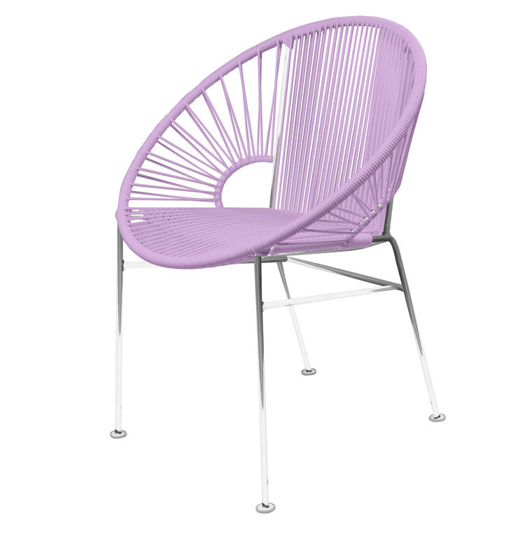 Modern Innit Concha Dining and Café Chair with Chrome Frame