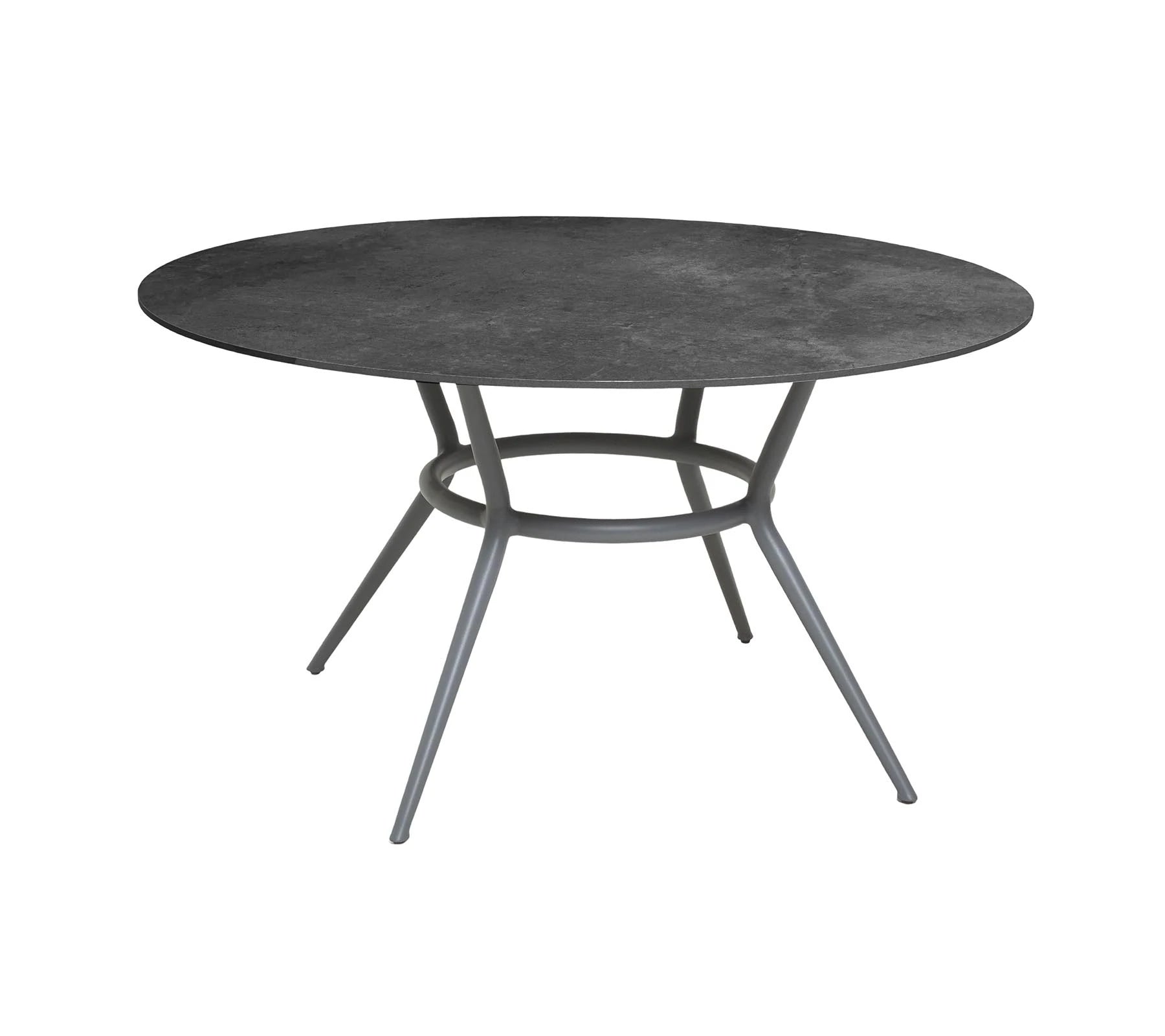 Cane-line Elegant Round Joy Dining Table with Aluminum Base