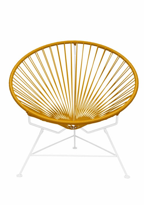 Stylish and Durable Innit Lounge Chair with White Powder - Coated Steel Frame