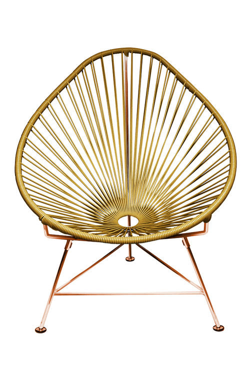 Stylish Innit Acapulco Chair with Durable Copper-Colored Frame