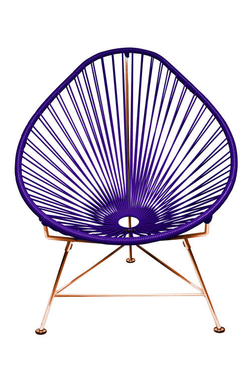 Stylish Innit Acapulco Chair with Durable Copper-Colored Frame