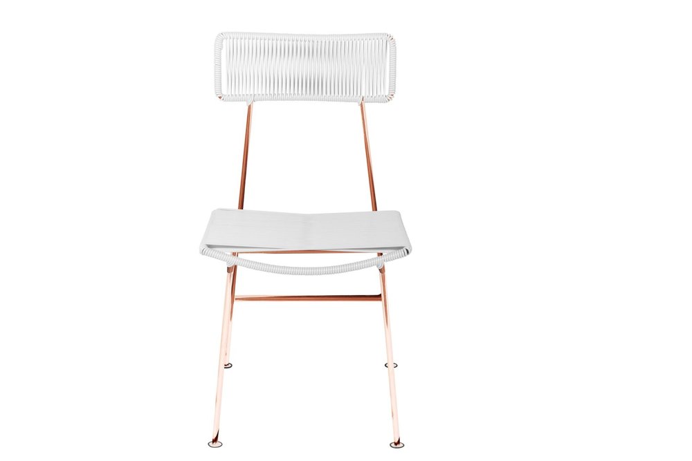 Charming Innit Hapi Dining Chair with Stunning Copper Frame