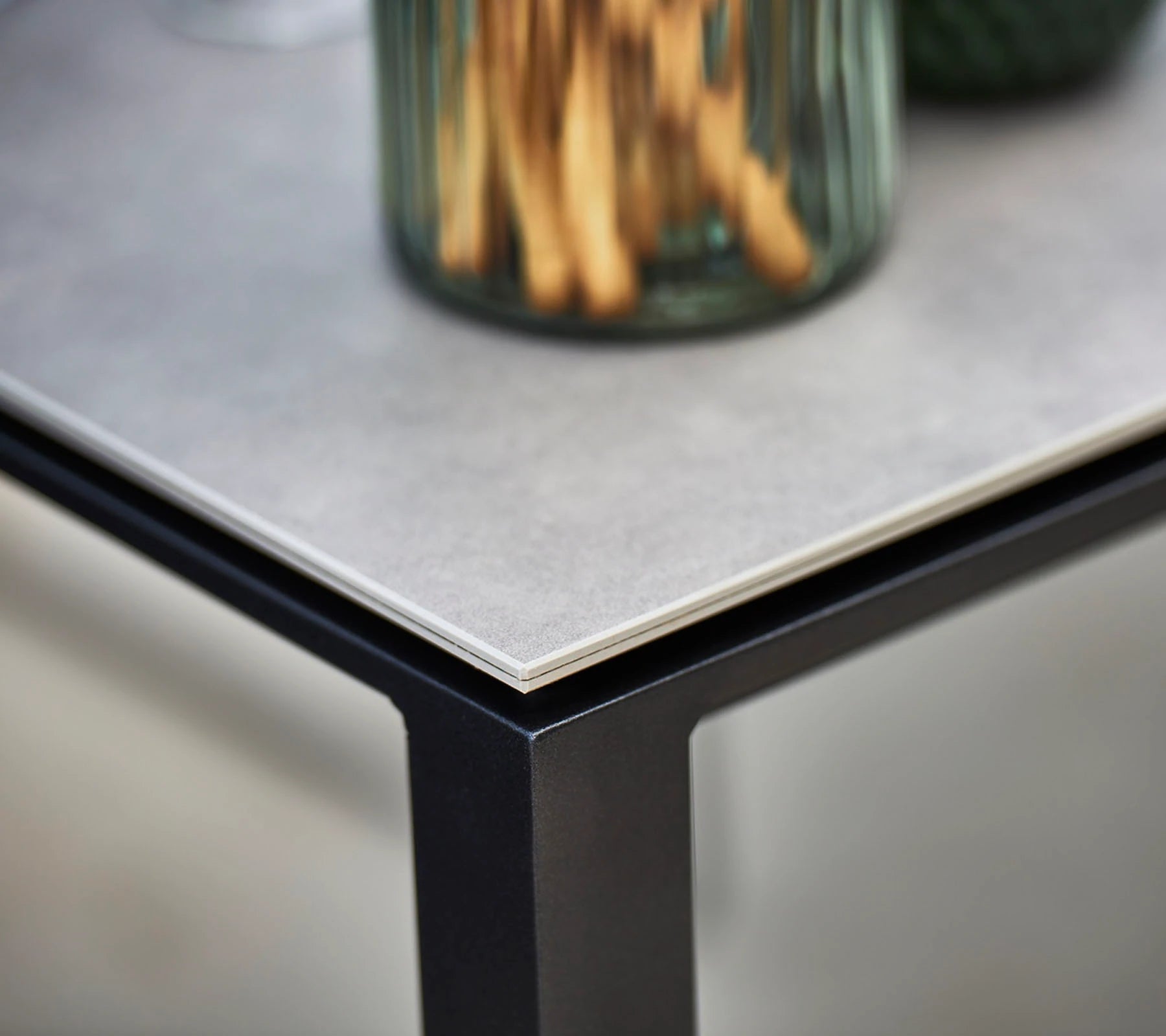 Cane-line Square-shaped Modern Pure Dining Table for Elegant Dining Spaces