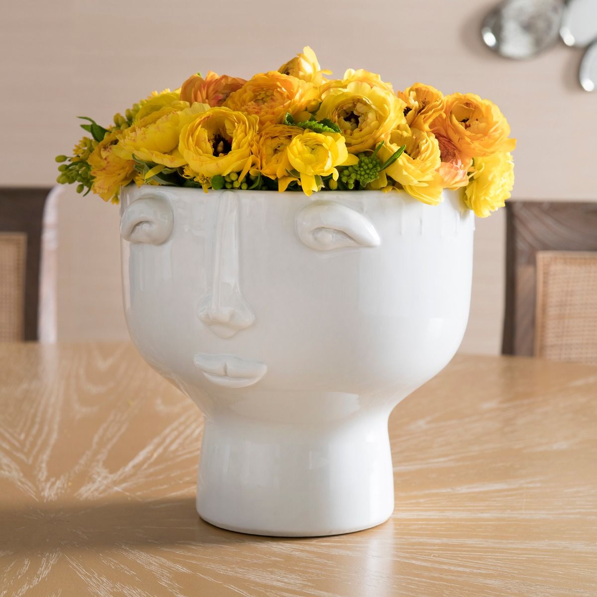 Villa & House Nico Decorative Porcelain Vase for Playful and Modern Interiors
