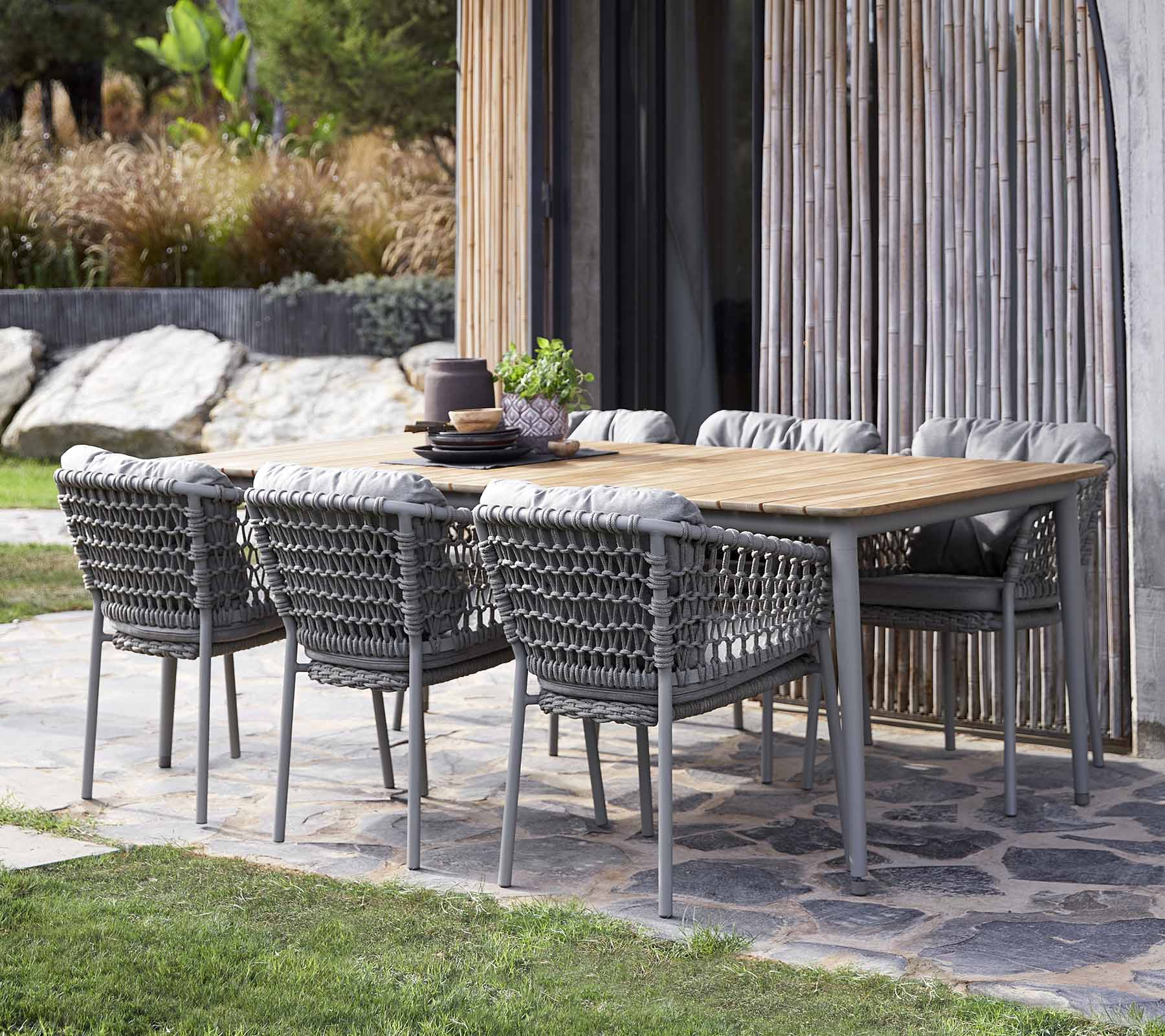Cane-line Modern Ocean Outdoor Chair with Soft Cushions